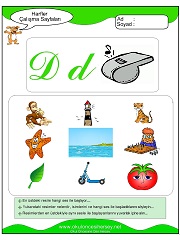 D Sesi Çalışma Sayfaları